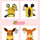 Original Pokemon Pikachu Plush Stuffed Animal Toy Eevee Mew Cubone Psydusk Lapras Gengar Charizard Peluche  Doll Gift For Kids