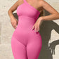 New Autumn Women Ribbed One Shoulder Jumpsuit Hip Lifting One Piece Yoga Seamless Bodycon