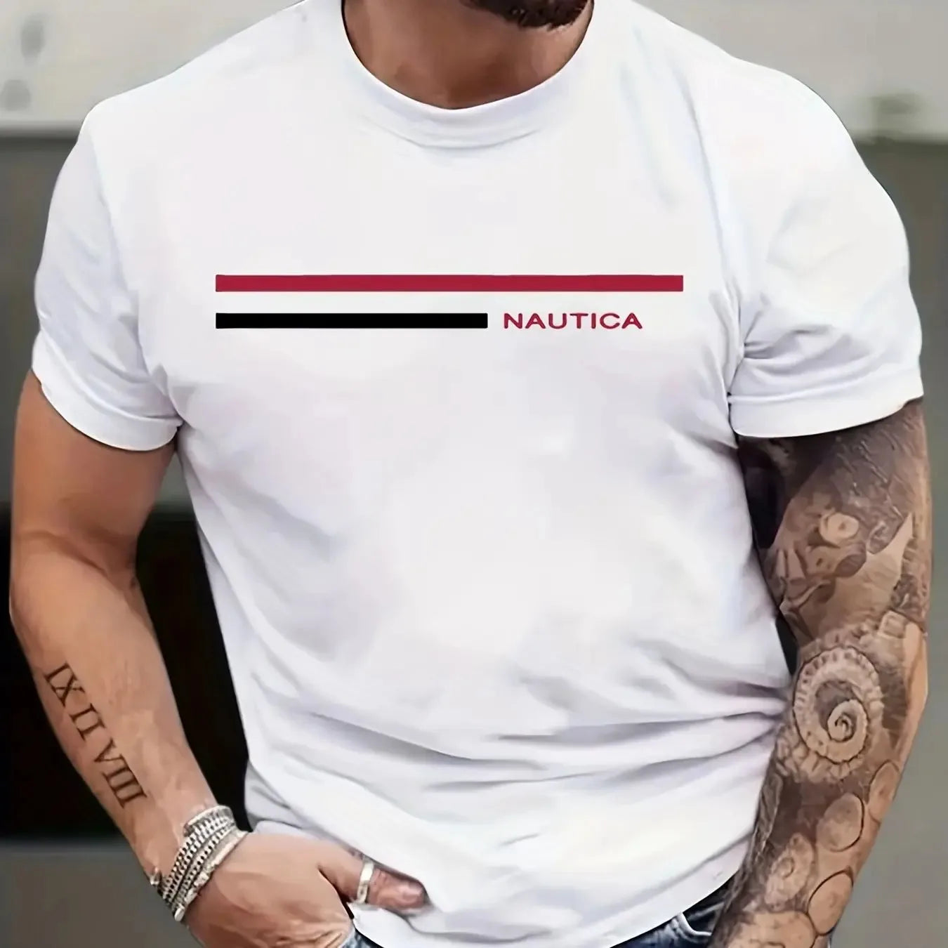 NAUTICA - Graphic Logo T-Shirt