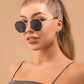 1PC Unisex Fashion Metal Geometric Frame Sunglasses For Driving Street Photography Parties And Beach Trips Accessories