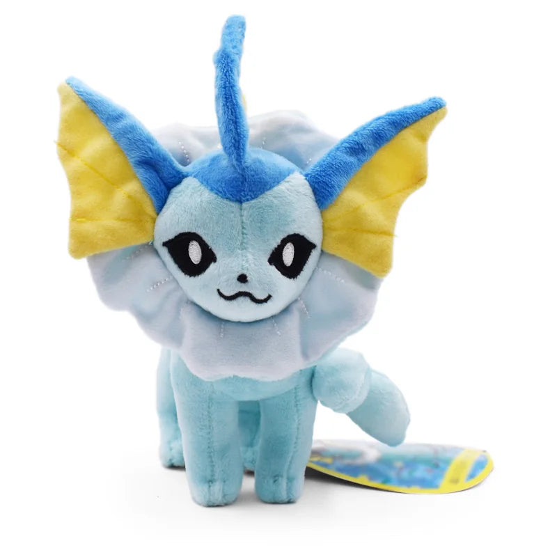 Vaporeon Stuffed Plush Doll Toy 18CM Pikachu Eevee Glaceon Leafeon Umbreon Espeon Jolteon Flareon Pet Elves Gift