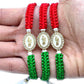 12-Pack Saint Jude Mexican Bracelets