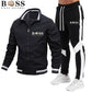 BOSS - Olive & Black Flex Athletic Set Men's