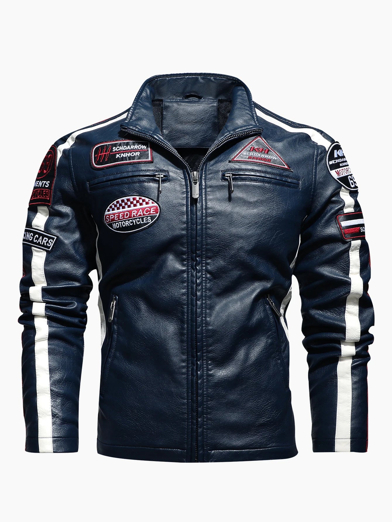 Marquis Autumn - Men's Leather Motorcycle Jacket