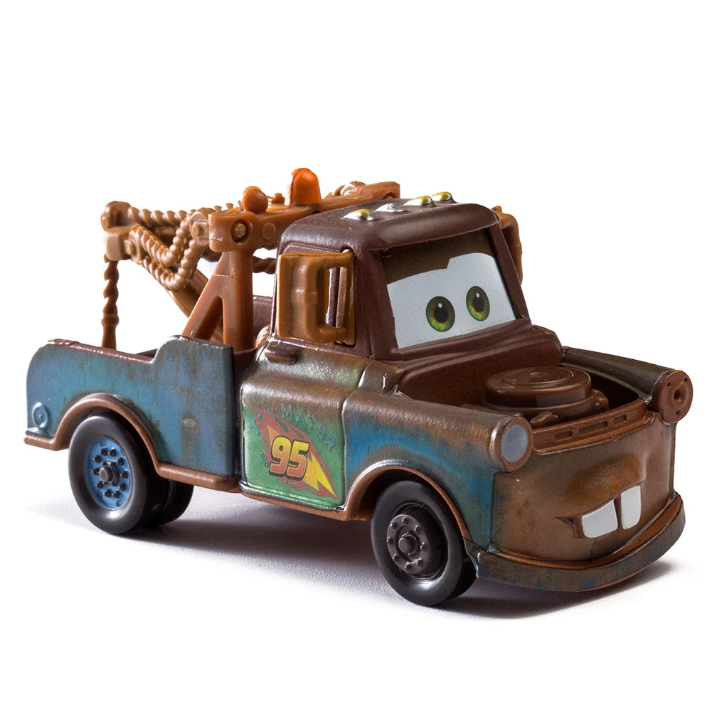 Cars Disney Pixar Cars Lightning McQueen 1:55 Alloy Metal Model Car Toy Mater Sheriff Metal Toys Vehicles Boy Children Gifts