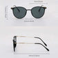 2 Pairs Per Set Small Round Sunglasses Women Cute Skinny Cat Eye Eyewear Men Vintage Narrow Cateye Sunglasses Set