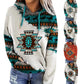 Knitted Aztec Pullover - Women