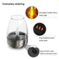 LED Flameless Solar Candle - Rechargeable