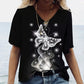 Fast Fashion - Women's Butterfly Graphic Blouse