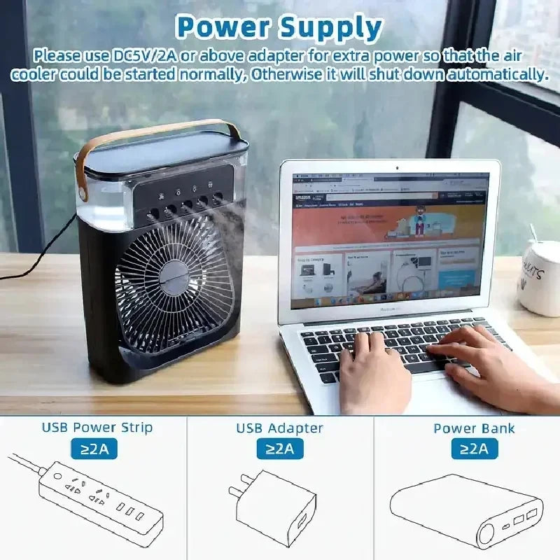 Portable 3 In 1 Fan