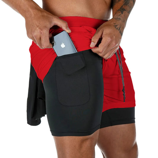 Everyday Men's Double Layer Fitness Shorts