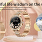 Fashion Luxury Gold Smart Watch Heart rate Blood Oxygen Sleep Monitoring Diamond Bracelet Bluetooth Call Smartwatch Ladies