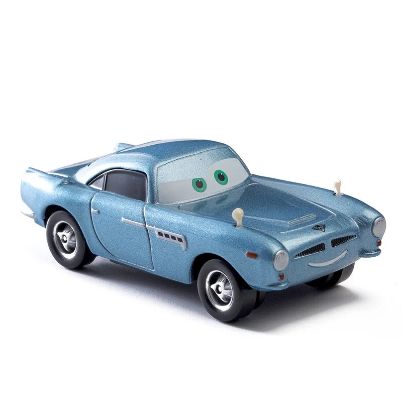 Cars Disney Pixar Cars Lightning McQueen 1:55 Alloy Metal Model Car Toy Mater Sheriff Metal Toys Vehicles Boy Children Gifts