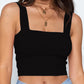 Y2K Summer Band-Strap Crop Top