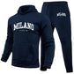 MILANO - All Grey Letter-Print Set V3 - Men's