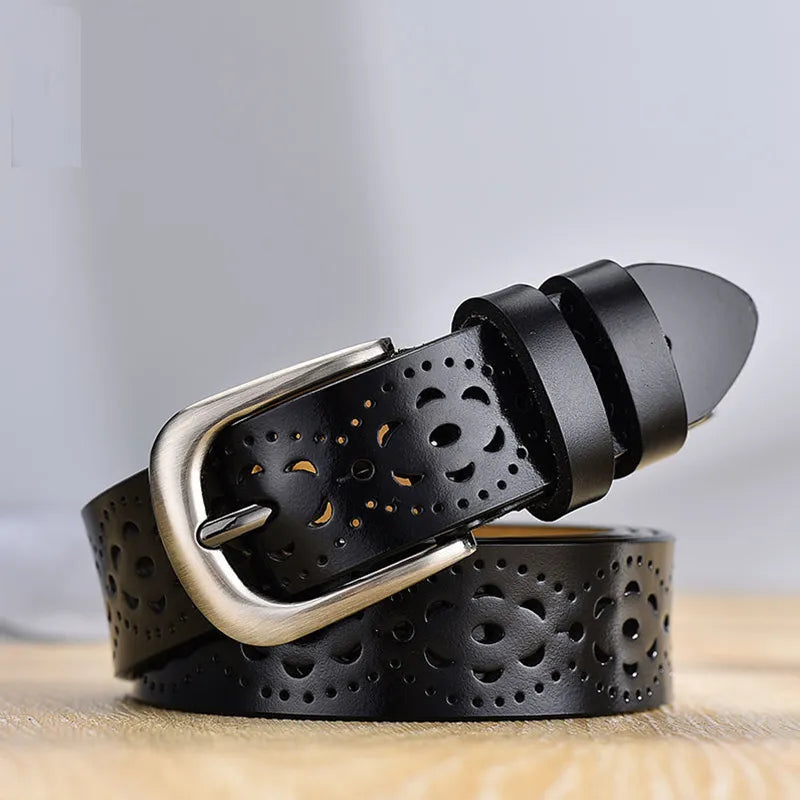 Women Belts Needle buckle belt 5 colors Cutout fashion belt Belts For Women Ceinture Femme belt female