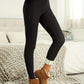 Winter Women Warm Leggings Plush Lined Thermal Pants Thickened Letter Embroidery Slim Elastic Tights