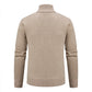 2023 autumn and winter new cashmere padded warm casual men's knitted sweater coat