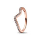 Mali Rings - Rose Gold Radiant Heart Ring