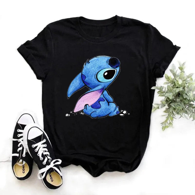 Stitch Graphic T-Shirts - Women's