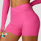 Skinny Hip Raise Yoga Shorts