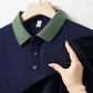 Men's Solid Color Casual Fashion Short Sleeved POLO Shirt Summer Comfortable Top