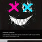 2024 Summer Men's New Fashion Smiley Digital Printing Short-Sleeved T-Shirt Loose Casual Daily Personality Street Hip-Hop Tops