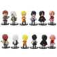 12 Pcs/Lot Kawaii Mini NARUTO Figure Sasuke Kakashi Itachi Gaara Jiraiya Q Verison Figurine 7-8cm Wholesale PVC Model Toys