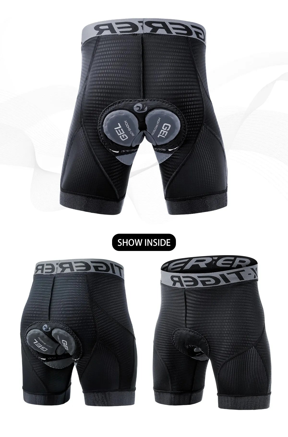 X-TIGER Cycling Shorts Breathable Mesh Cycling Underwear Gel Pad Shockproof MTB Bike Shorts Dropshipping Bicycle Underwear