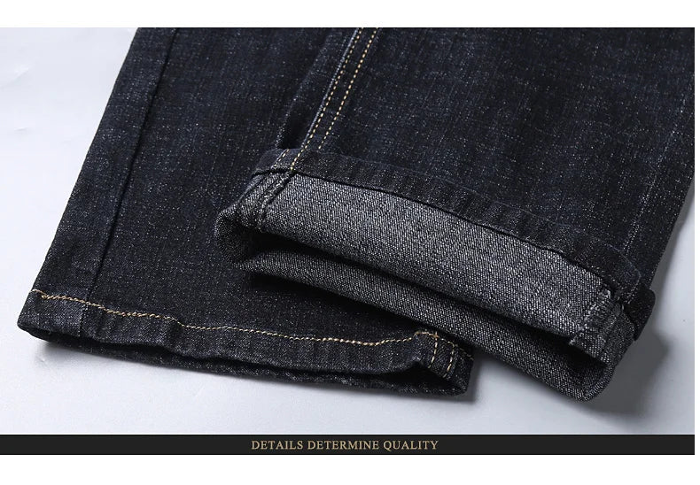 New Men Classic Jeans Jean Homme Pantalones Hombre Men Mannen Soft Black Biker Masculino Denim Overalls Mens Pants Size 32-38