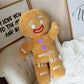 Gingerbread Man Plush Doll Sofa Decoration Cute Cookie Man Stuffed Toys Key Chain Soft Pendant Gifts