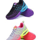 Women Air Cushion Running Shoes for Tennis Sports Fashion Sneakers Lace Up Lightweight Breathable Leisure Gym Walking Shoes