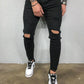 Fast Fashion - Ripped Skinny Denim Jeans - Men