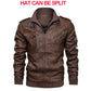 KB New Men's Leather Jackets Autumn Casual Motorcycle PU Jacket Biker Leather Coats Brand Clothing EU Size SA722