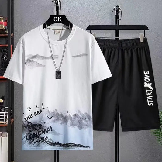 Marquis Casual - 2pc Shirt & Shorts Set