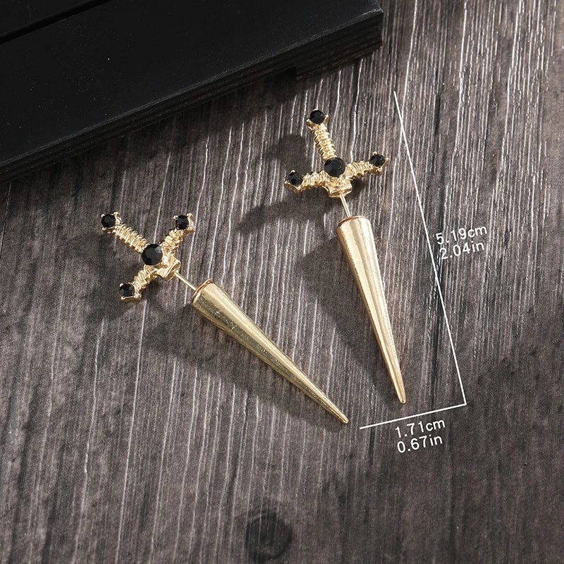 Gothic Dagger Earrings