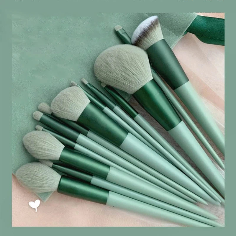 Soft Fluffy Makeup Brushes Set - 13pc