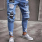 Y2K Ripped Street Embroidery Jeans