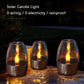 LED Flameless Solar Candle - Rechargeable