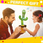 Talking Cactus Toy Dancing Cactus Baby Toy with Lighting Singing Mimicking Cactus Baby Toys Repeat What You Say Cactus Record