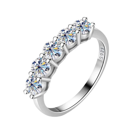 Mali Rings - 1.5ct Moissanite Spring Band - Women