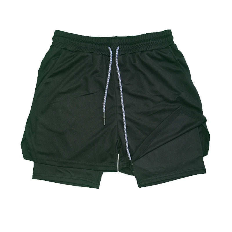 Everyday Men's Double Layer Fitness Shorts