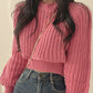 Loose Vintage Harajuku Lantern Long Sleeve Women Sweater Korean Autumn Winter Knitwear Soft Warm Tops Chic Solid Femme Sweater