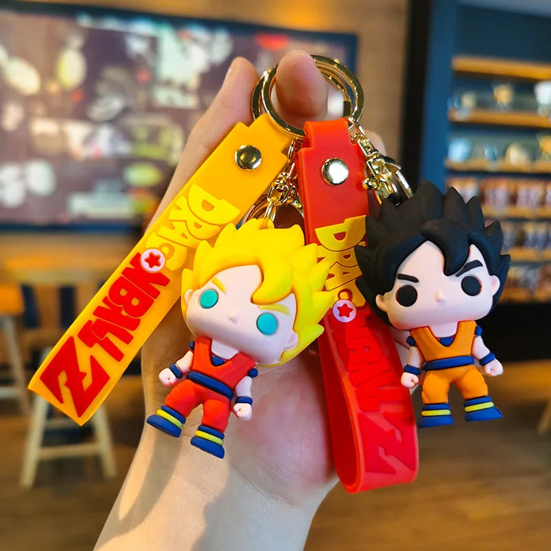 Mali Keychains: Dragon Ball Z Collection - Kawaii Super Saiyan God Goku