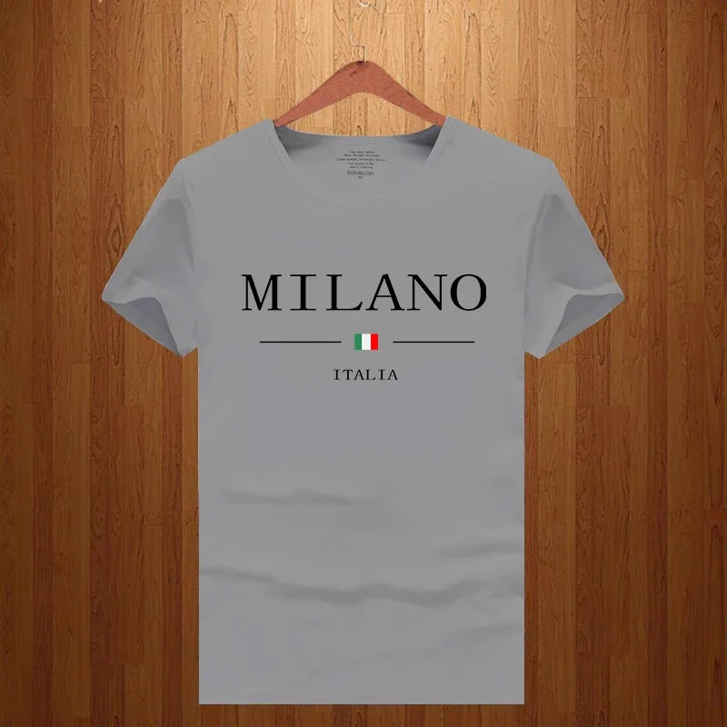 MILANO - Letter-Print T-Shirts - Men's