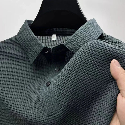 Men's Business Casual Breathable Polo