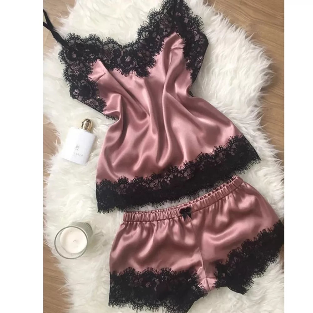 Y2K Baby Doll Lace Lingerie Set