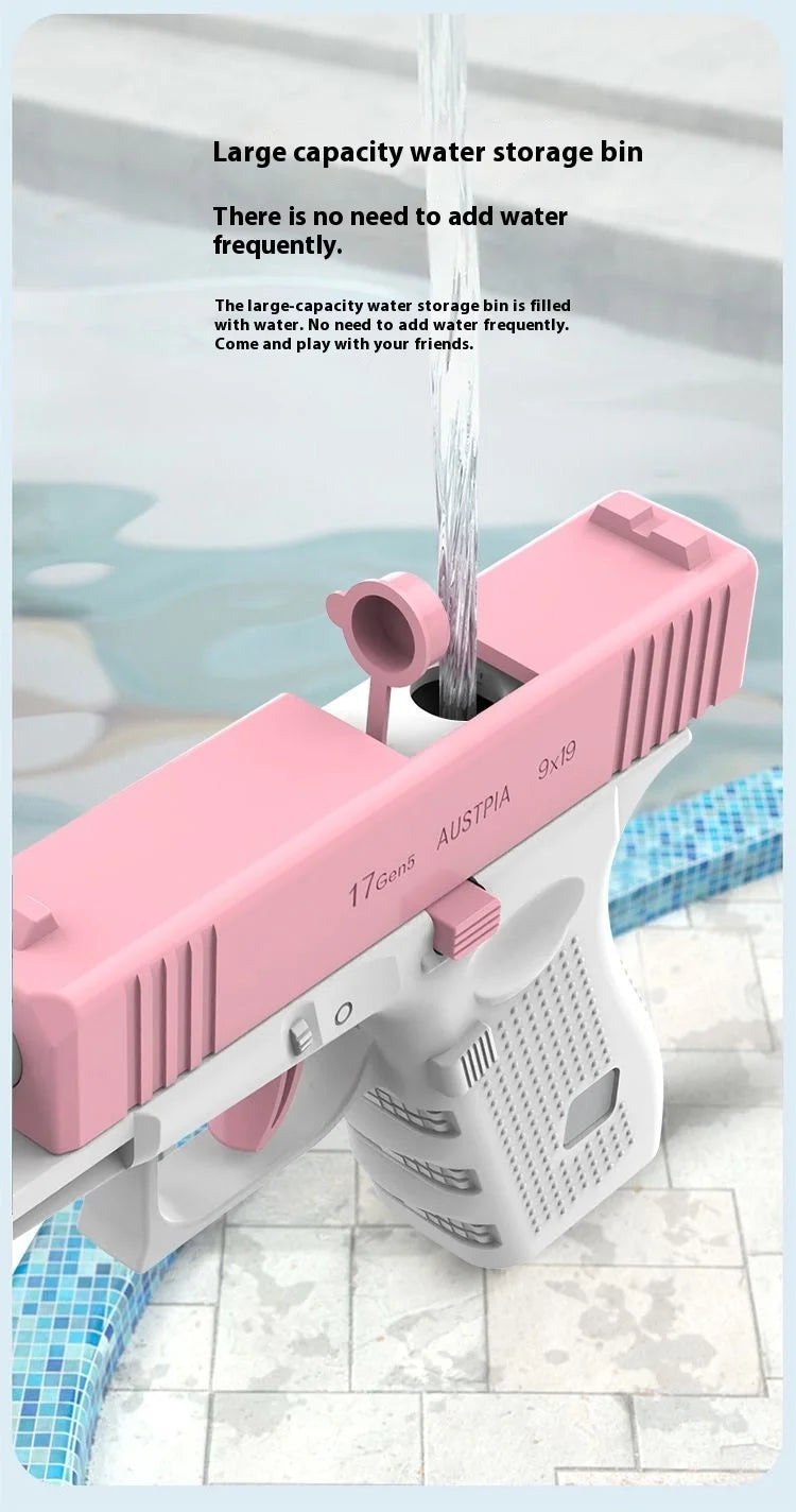 Summer Water Gun non Electric Pistol High-pressure Full Automatic Shooting Kid Children Boys Girls Adult Water Beach Toys Gun