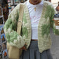 Mali Autumn - Patchwork Knitted Cardigan