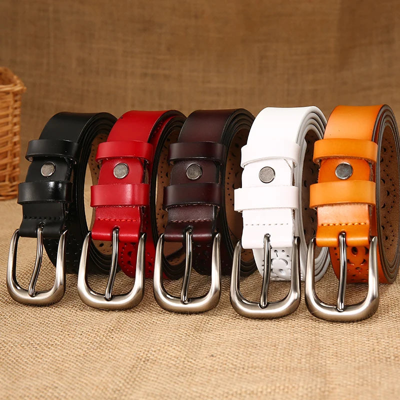 Women Belts Needle buckle belt 5 colors Cutout fashion belt Belts For Women Ceinture Femme belt female